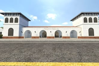 design custom gmod map  for garrys mod with custom texture and optimization