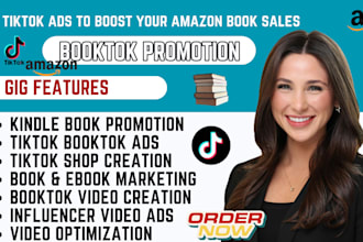 viral booktok promotion tiktok video amazon kindle ebook promotion booktok ads