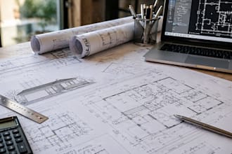 design city permit drawings adu garage deck and mep