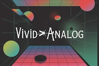 design your 80s album cover art