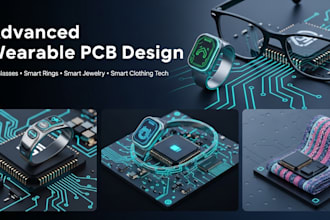 design advanced wearable pcb for ai glasses smart jewelry and clothing tech