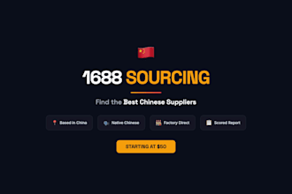 find and compare the best suppliers on 1688 for you