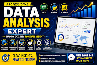 do professional data analysis and visualization using excel and python