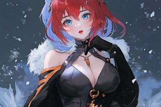 draw cartoon anime character art