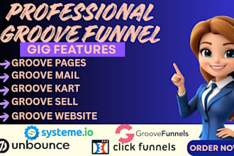 build groovefunnels groovepages systeme io sales funnel unbounce clickfunnel