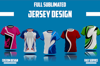 do any custom jersey , esports, polo shirt design