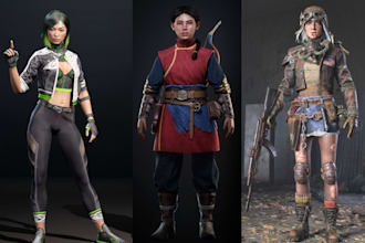 do realistic 3d game character stylized 3d character modeling 3d animation unity