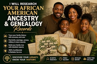research your african american ancestry and genealogy records