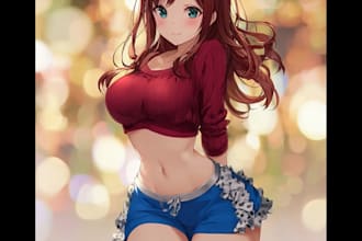 draw sfw or nsfw, fanart, character design with anime style