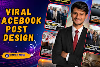 do viral facebook post design