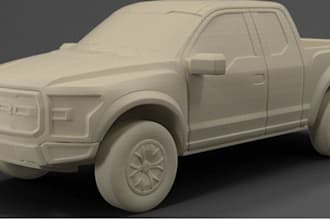 do 3d car modeling for 3d print