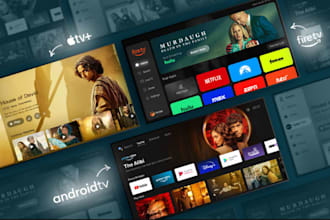 develop amazonfire tv app, smart tv app, apple tv app, roku