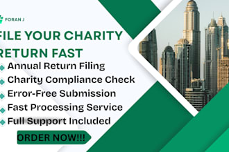 prepare and file your UK charity annual return with full compliance support