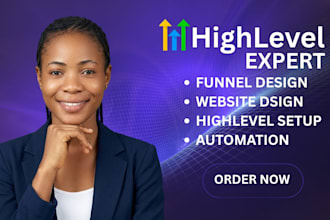 be your ghl expert for website sales,  and ghl funnels