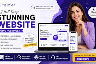 hostinger website, hostinger design and redesign, hostinger ecommerce wesite
