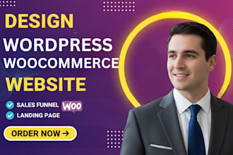 design wordpress website, woocommerce store, wordpress website design expert