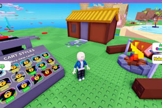 create full roblox game, obby, simulator, tycoon brainrot game, clone brainrot