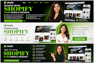 design or redesign shopify website, shopify store design, shopify expert