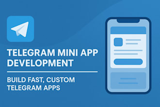 develop custom python telegram bot or telegram mini app for business automation