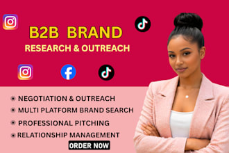 be your b2b brand outreach manager