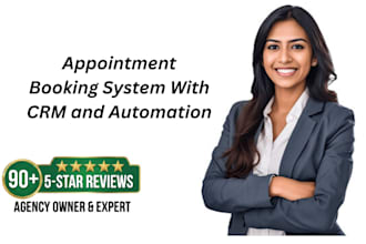 appointment booking system with CRM and automation