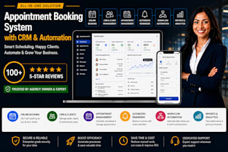 appointment booking system with CRM and automation