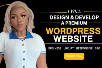build wordpress website design and development