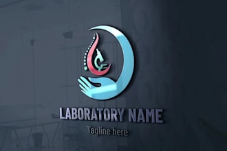 create premium modern, food laboratory logo design