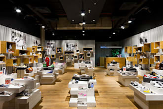 design 2d and 3d retail store boutique showroom and supermarket