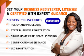 setup home care, group home, nemt, medical courier, get licensed certification