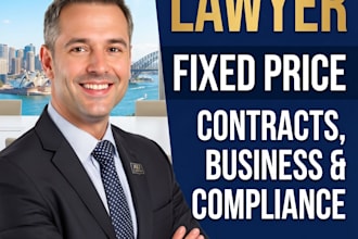 draft australian business contracts and provide legal advice for au startups