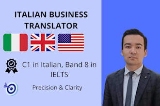 translate legal, economic, and technical texts from english to italian