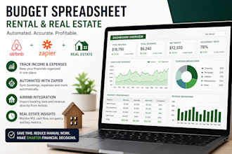 do budget spreadsheet rental service that automate zapier airbnb real estate