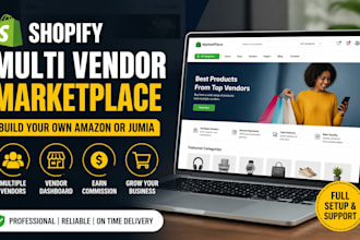 develop shopify multivendor ecommerce marketplace website with vendor system