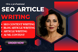 write SEO optimized blog articles for your saas ai ml content startups business