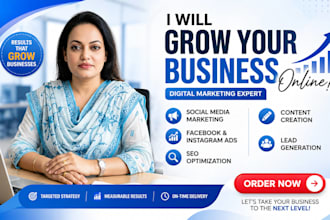create content and run digital marketing campaigns