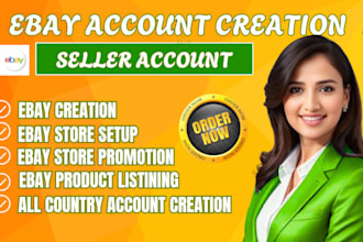 create ebay store open ebay account high limit ebay seller account
