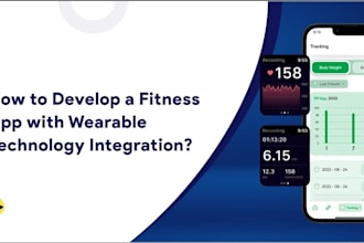 develop wearable integrated app for apple android watch, fitbit, garming