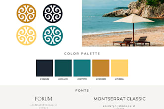 create a brand board for your organization or business