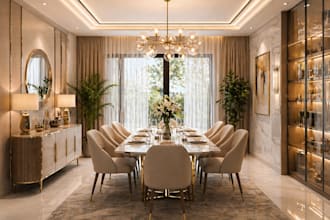 create interior design and luxury rendering