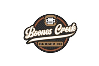design burger restaurant food bar logo