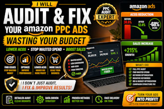 audit and fix amazon PPC ads wasting your budget and reduce acos