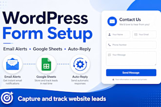 set up a wordpress contact form with google sheets tracking