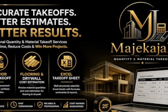 exterior paint takeoff, flooring drywall cost estimation, excel takeoff sheet