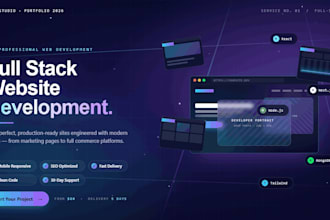 create a high performance full stack website with nextjs nodejs and clean mode