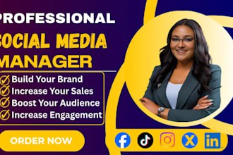be your social media media marketing manager, instagram marketing