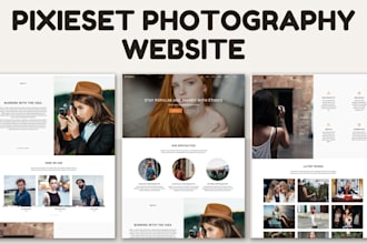 design pixieset photography website pixieset portfolio website pixieset website