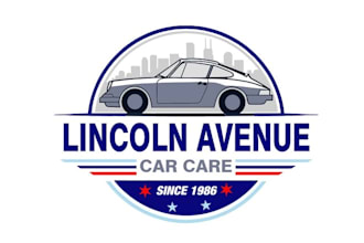 design monogram car wash business logo