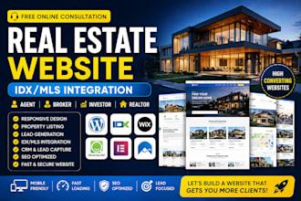 build realtor real estate website with idx mls integration in wordpress