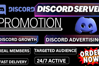 discord gaming server promotion, discord advertising, discord growth, discord